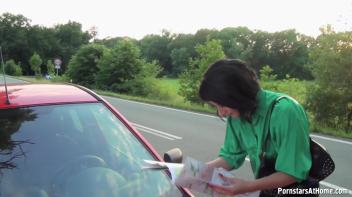 City Bitch Takes Piss For Directions Screencap 10 on www.sinx.com