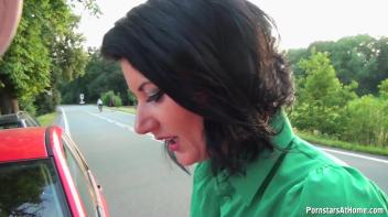 City Bitch Takes Piss For Directions Screencap 3 on www.sinx.com