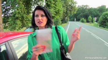 City Bitch Takes Piss For Directions Screencap 8 on www.sinx.com