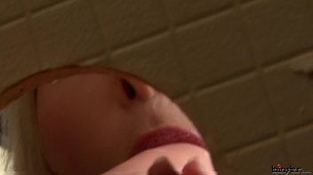 Blond Bimbo Titties Blasted With Cum Screencap 10 on www.sinx.com