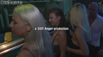 Beauties Bang It Up On The Club Floor!  Lesbo Feast For These Freaks! Screencap 2 on www.sinx.com