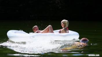 Cute blonde gets fucked by two gay strangers Screencap 2 on www.sinx.com