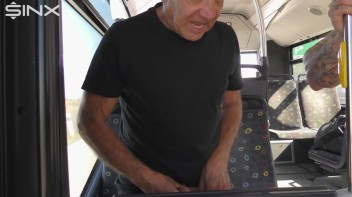 Horny Guys Share Blonde Sex Doll On The Bus Screencap 50 on www.sinx.com