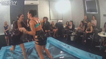 Lost Footage Found! Hot Babes Battling 4 Fame - Slippin' In The Oil At 1/2 Price!! Action Cam Footage! Screencap 71 on www.sinx.com