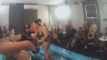 Lost Footage Found! Hot Babes Battling 4 Fame - Slippin' In The Oil At 1/2 Price!! Action Cam Footage! Screencap 78 on www.sinx.com