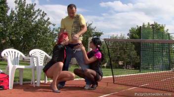 Fully Clothed Threesome Practices Hardcore Sports Screencap 25 on www.sinx.com