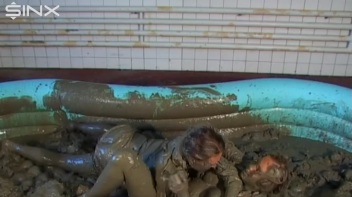 Catfighting Babes Mud Wrestle To Settle! Screencap 21 on www.sinx.com