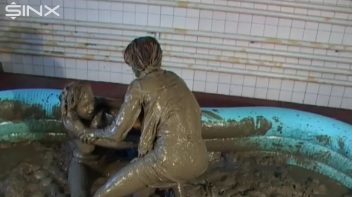 Catfighting Babes Mud Wrestle To Settle! Screencap 33 on www.sinx.com