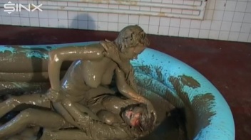 Catfighting Babes Mud Wrestle To Settle! Screencap 37 on www.sinx.com