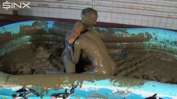 Catfighting Babes Mud Wrestle To Settle! Screencap 39 on www.sinx.com