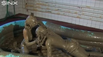 Catfighting Babes Mud Wrestle To Settle! Screencap 47 on www.sinx.com