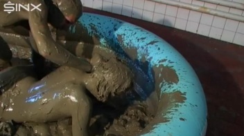 Catfighting Babes Mud Wrestle To Settle! Screencap 56 on www.sinx.com