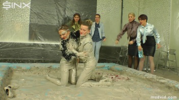 Two Sophisticated Ladies Wrestle In Mud Screencap 38 on www.sinx.com