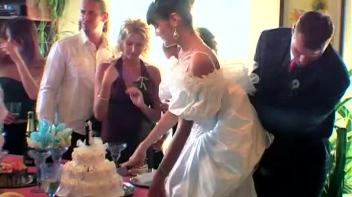 Wedding Celebration Part 1 - Cam 2 Screencap 9 on www.sinx.com