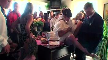 Wedding Celebration Part 1 - Cam 2 Screencap 17 on www.sinx.com