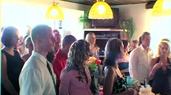 Wedding Celebration Part 1 - Cam 2 Screencap 3 on www.sinx.com