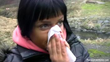 Teeny Babe's First On-Camera Blowjob Ever! Screencap 22 on www.sinx.com