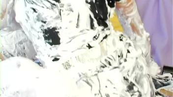 Shaving Foam Massage Screencap 60 on www.sinx.com
