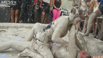 Chicks Got Tits - Mud Wrestling: For The Love Of The Mud!  Pulling, Ripping, And Wrasslin' Up A Storm! Screencap 11 on www.sinx.com