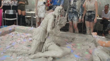 Chicks Got Tits - Mud Wrestling: For The Love Of The Mud!  Pulling, Ripping, And Wrasslin' Up A Storm! Screencap 22 on www.sinx.com