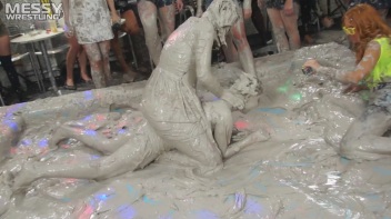 Chicks Got Tits - Mud Wrestling: For The Love Of The Mud!  Pulling, Ripping, And Wrasslin' Up A Storm! Screencap 25 on www.sinx.com