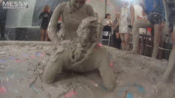 Chicks Got Tits - Mud Wrestling: For The Love Of The Mud!  Pulling, Ripping, And Wrasslin' Up A Storm! Screencap 26 on www.sinx.com