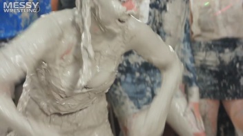 Chicks Got Tits - Mud Wrestling: For The Love Of The Mud!  Pulling, Ripping, And Wrasslin' Up A Storm! Screencap 32 on www.sinx.com