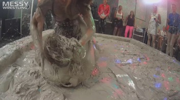 Chicks Got Tits - Mud Wrestling: For The Love Of The Mud!  Pulling, Ripping, And Wrasslin' Up A Storm! Screencap 5 on www.sinx.com