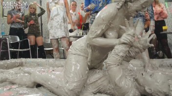 Chicks Got Tits - Mud Wrestling: For The Love Of The Mud!  Pulling, Ripping, And Wrasslin' Up A Storm! Screencap 66 on www.sinx.com