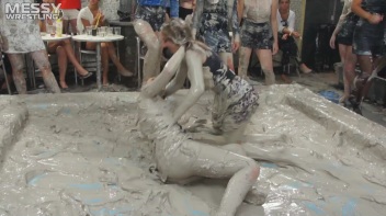 Chicks Got Tits - Mud Wrestling: For The Love Of The Mud!  Pulling, Ripping, And Wrasslin' Up A Storm! Screencap 7 on www.sinx.com