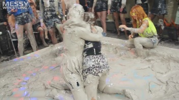 Chicks Got Tits - Mud Wrestling: For The Love Of The Mud!  Pulling, Ripping, And Wrasslin' Up A Storm! Screencap 8 on www.sinx.com
