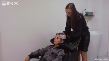 Messy Fun In The Hair Salon - Cam 1 Screencap 9 on www.sinx.com