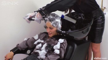 Messy Fun In The Hair Salon - Cam 1 Screencap 24 on www.sinx.com