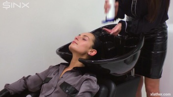 Messy Fun In The Hair Salon - Cam 1 Screencap 5 on www.sinx.com