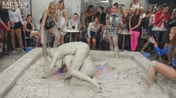 Messy Wrestling:  Mad Mud Bitches Rock The Ring Like Animals In Heat! Screencap 68 on www.sinx.com