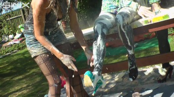 Wet And Messy Duo Splosh Their Friend Screencap 42 on www.sinx.com