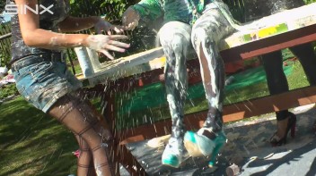 Wet And Messy Duo Splosh Their Friend Screencap 43 on www.sinx.com