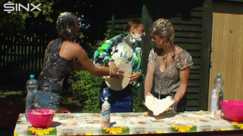 Wet And Messy Duo Splosh Their Friend Screencap 6 on www.sinx.com
