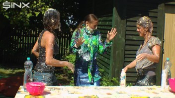 Wet And Messy Duo Splosh Their Friend Screencap 10 on www.sinx.com