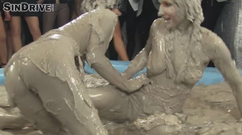 Muddy Wrestling: Pornstar Power - Nathaly Cherie vs. Vanessa Screencap 84 on www.sinx.com