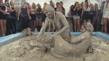 Muddy Wrestling: Pornstar Power - Nathaly Cherie vs. Vanessa Screencap 85 on www.sinx.com