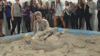 Muddy Wrestling: Pornstar Power - Nathaly Cherie vs. Vanessa Screencap 88 on www.sinx.com