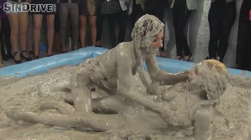 Muddy Wrestling: Pornstar Power - Nathaly Cherie vs. Vanessa Screencap 99 on www.sinx.com