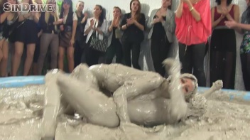 Muddy Wrestling: Pornstar Power - Nathaly Cherie vs. Vanessa Screencap 100 on www.sinx.com