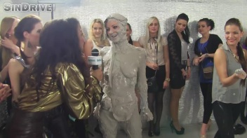 Muddy Wrestling: Pornstar Power - Nathaly Cherie vs. Vanessa Screencap 105 on www.sinx.com