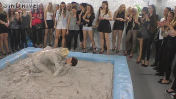 Muddy Wrestling: Pornstar Power - Nathaly Cherie vs. Vanessa Screencap 13 on www.sinx.com