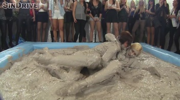Muddy Wrestling: Pornstar Power - Nathaly Cherie vs. Vanessa Screencap 16 on www.sinx.com