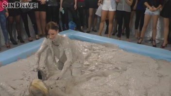 Muddy Wrestling: Pornstar Power - Nathaly Cherie vs. Vanessa Screencap 21 on www.sinx.com