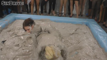 Muddy Wrestling: Pornstar Power - Nathaly Cherie vs. Vanessa Screencap 27 on www.sinx.com