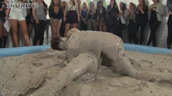 Muddy Wrestling: Pornstar Power - Nathaly Cherie vs. Vanessa Screencap 28 on www.sinx.com